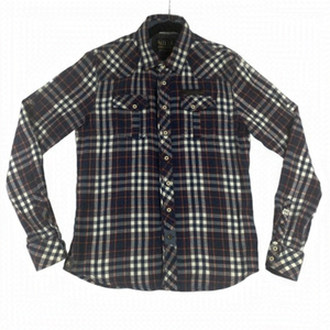 Mills Brothers Shirt Mens L Plaid Check Long Sleeves Vintage Apparel Button Down